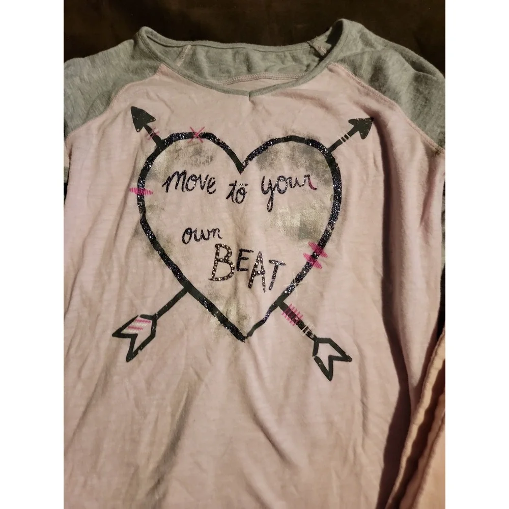 Justice move to your own beat top size 8 pink pants size‎ 8 slim